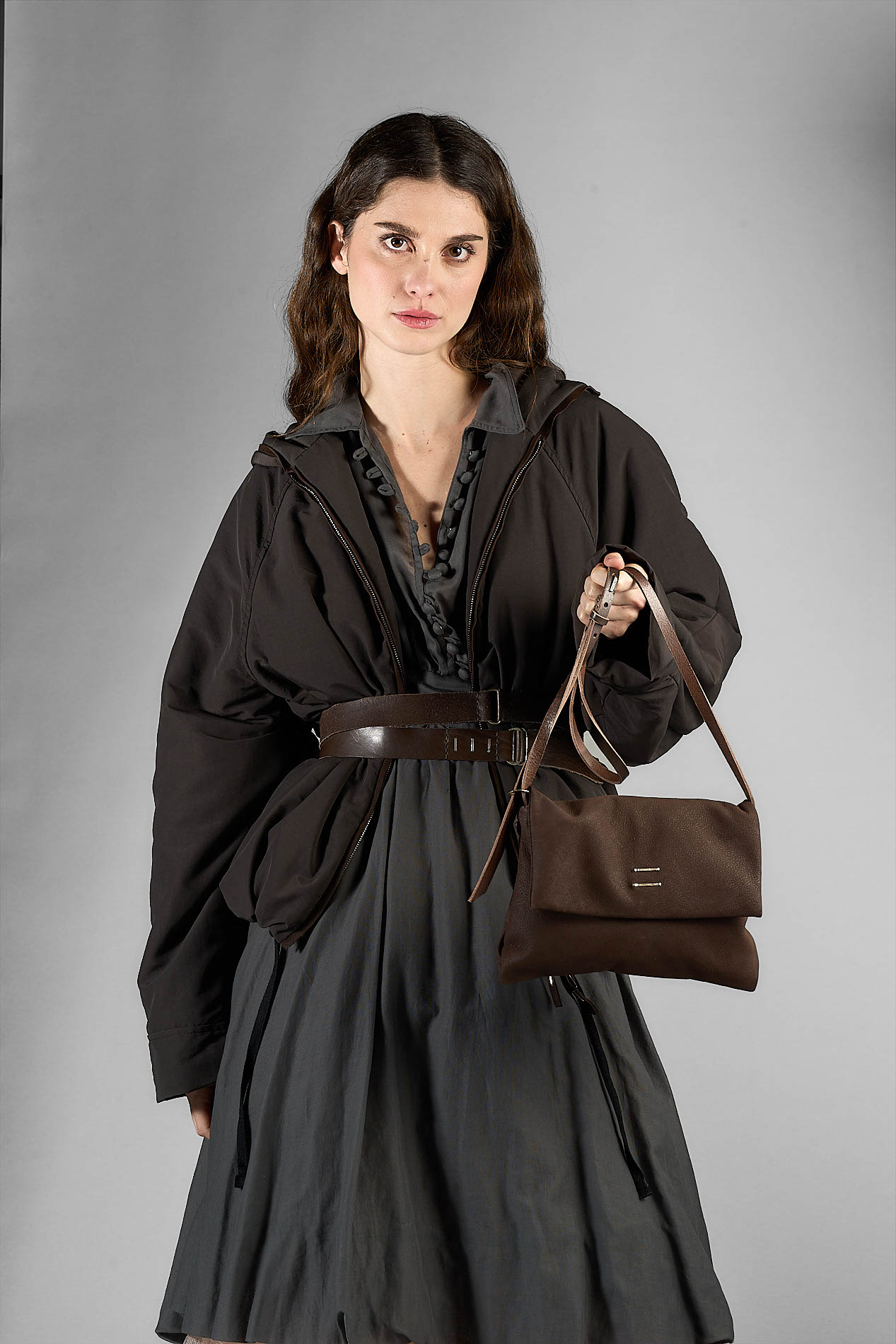 daniele basta leather and silver bags - WEARING